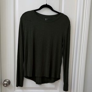 Zella Forest Green Long Sleeve Tee